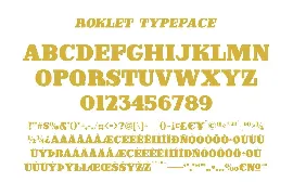 Roklet Typeface font