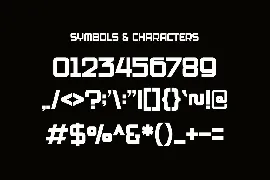 Bareds font