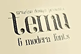 temu - Modern Font