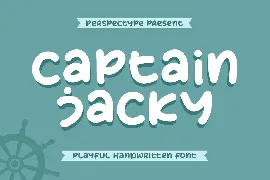 Captain Jacky Playful Handwritten Font