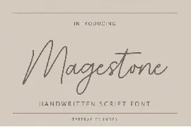 Magestone Handwritten Script Font