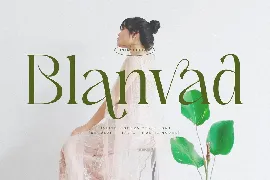 Blanvad Stylish Modern Serif Font