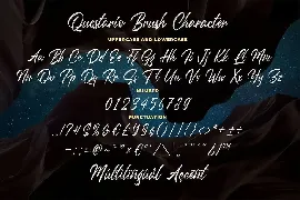 Questario Brush Style font