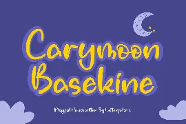 Carymoon Basekine Playful Handwritten Font