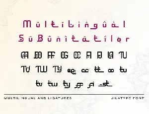 Arabic Font - Jilatype