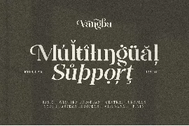 Vangba Typeface font