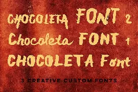 Chocoleta font