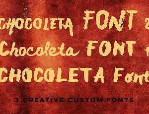 Chocoleta font