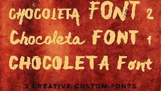 Chocoleta font