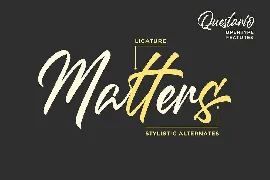 Questario - Stylish Script Font