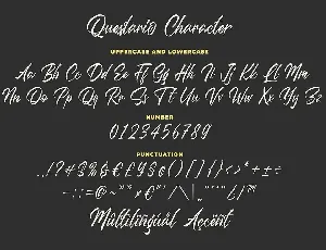 Questario - Stylish Script Font