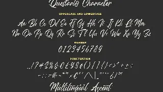 Questario - Stylish Script Font