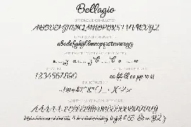 Bellagio Script font