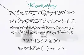 Rockabey font