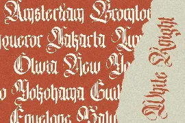 The White Knight - Blackletter Font