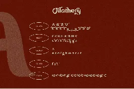 Mathery Typeface font