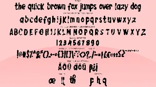 The Cat | Fun Cat Font