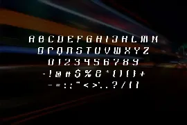 Fasterz - Racing display font