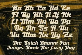 Hundell - Vintage Automotive Display Fonts