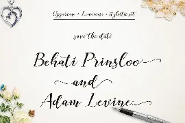 PRESTIGE SCRIPT font