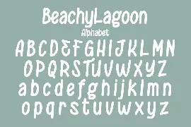 Beachy Lagoon - A Modern Handwritten Font