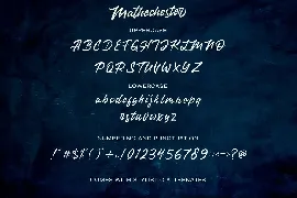 Mathechester Script font