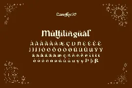 Langlock - Magical Type font