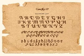 Langlock - Magical Type font