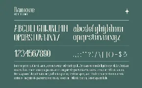 Ramone Aesthetic Serif Font