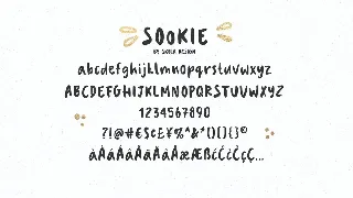 Sookie cute handwritten font