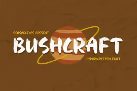 Bushcraft Handwritten Font