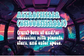 Cosmic Hippie - Groovy Font