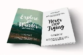 Black And White Typeface font