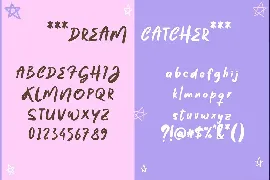 Dream Catcher font