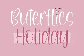 Buterfree Playful Handwritten Font