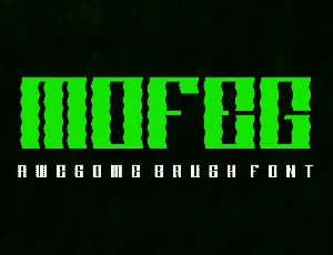 MOFEG font