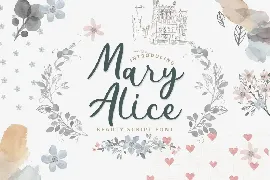 Mary Alice font