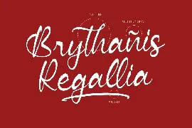 Brythanis Regallia Script Font