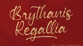 Brythanis Regallia Script Font