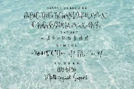 Blue Lagoon font