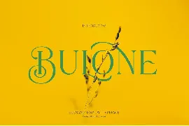 Bulone Typeface font