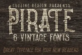 Pirate- Vintage Style Font