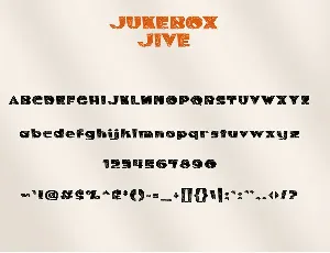 Jukebox Jive - Playful Typeface font