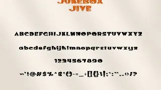 Jukebox Jive - Playful Typeface font