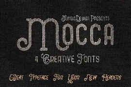 Mocca - Vintage Style Font