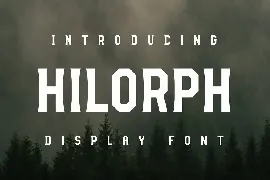 Hilorph Font