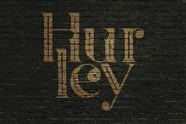 Hurley - Vintage Style Font