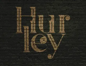 Hurley - Vintage Style Font