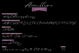 Amalluna | Handwritting Script Font