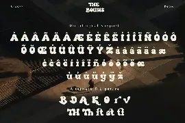 The Bouns font